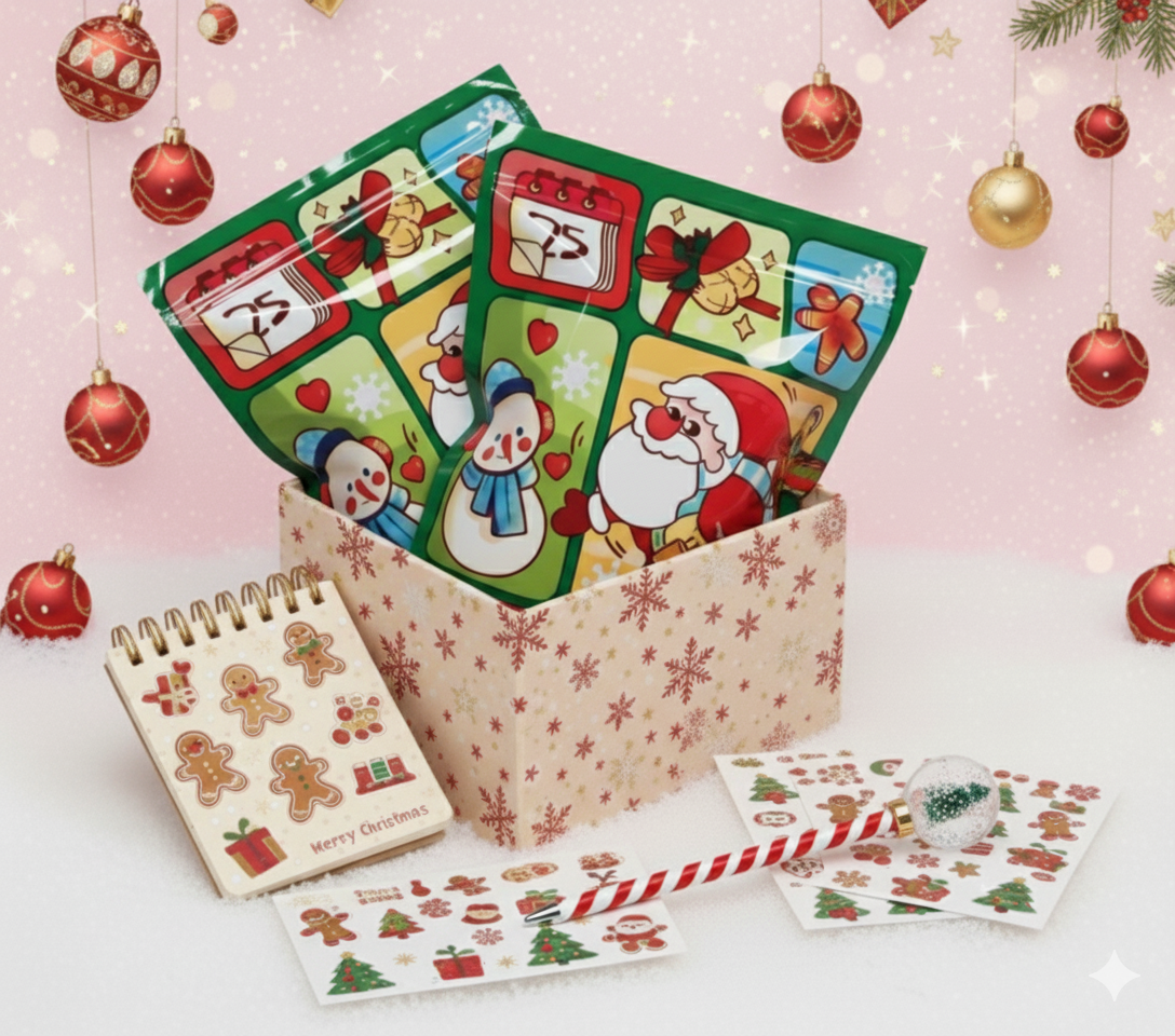4 x Christmas stationery Blind Bag