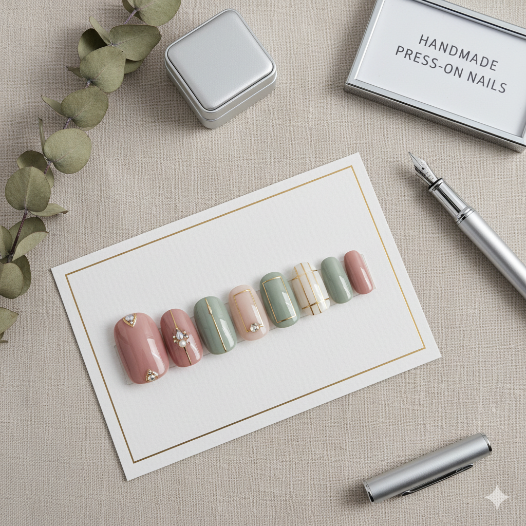 Handmade press on nails mystery boxes