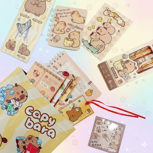 6 x Capybala 3-5 pc Stationery Blind Bags