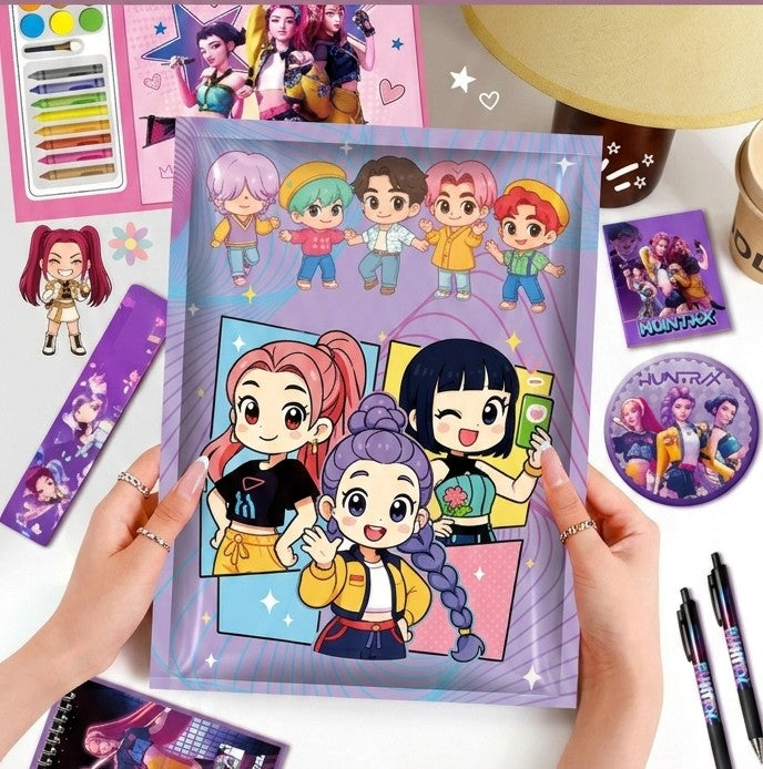 6×K-pop stationary blind bags