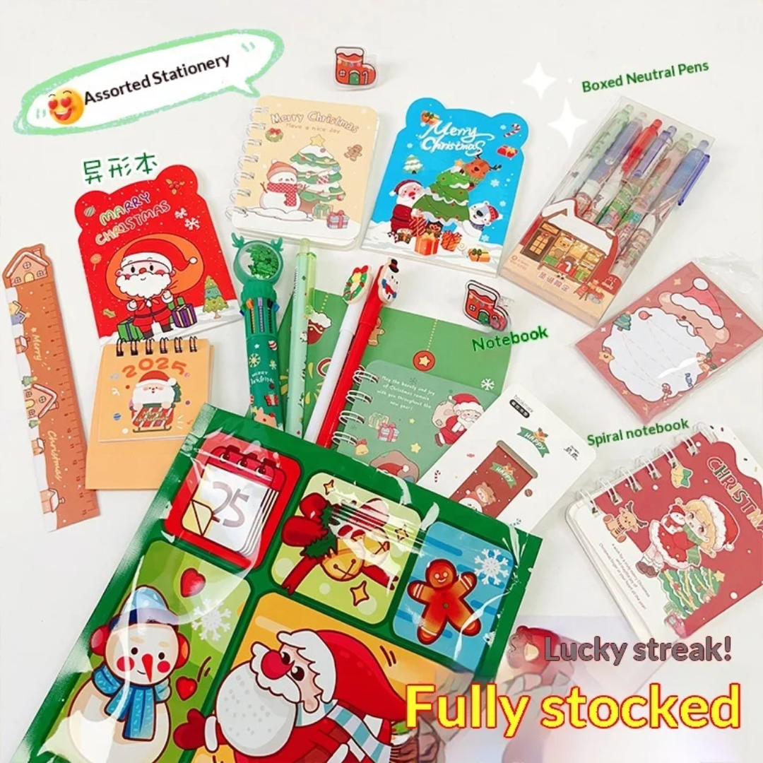 4 x Christmas stationery Blind Bag